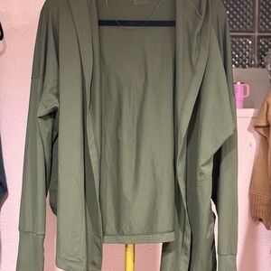 Nike Dri-FIT Olive Green Top